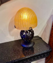 Daum Nancy Art Deco Globe Iron Table Lamp Circa 1925 signed Katona