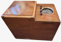Zenith Chairside Radio  Bar With Glasses Art Deco Rare