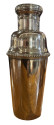 Silver Cocktail Shaker with Beading Detail