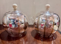 Ikora WMF Pair of Dinanderie Art Deco Vases with Tops German