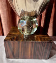 Matching Pair of French Art Deco Torchiere Tabletop Floor Lamp