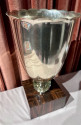 Matching Pair of French Art Deco Torchiere Tabletop Floor Lamp