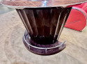 Art Deco Custom Fluted Front Stand Behind Bar with Chrome Giorgio Collection Italy