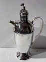 Vintage Danish Art Deco Silver Plated Cocktail Shaker  by Prima Sølvplet