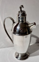 Vintage Danish Art Deco Silver Plated Cocktail Shaker  by Prima Sølvplet