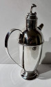 Vintage Danish Art Deco Silver Plated Cocktail Shaker  by Prima Sølvplet
