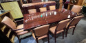 French Art Deco Dining Room Suite 8 Chairs and 3 Matching Side Pieces