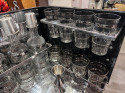 Original Philco Radio Bar Restored Complete Glassware. Bluetooth& Ebony Finish