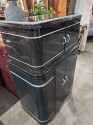 Original Philco Radio Bar Restored Complete Glassware. Bluetooth& Ebony Finish