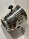 Black Handled Silver Plate Art Deco Champagne Cooler by WMF