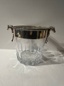 Equestrian Silver and Crystal Champagne Cooler