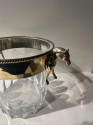 Equestrian Silver and Crystal Champagne Cooler